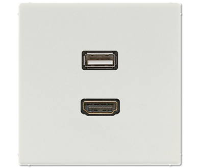 Купить Розетка HDMI/USB Jung MALS1163LG Розетка HDMI/USB Jung MALS1163LG
