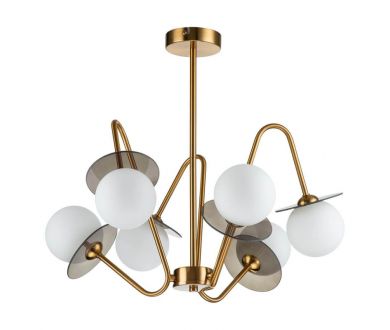 Люстра на штанге Indigo Jazz 11020/6R Brass V000165