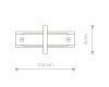 Коннектор прямой Nowodvorski Profile Recessed 8968