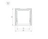 Профиль Arlight SL-SLIM20-H20-2000 WHITE 047631