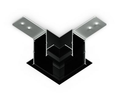 Коннектор угловой Ambrella Light Magnetic 220V GL1040