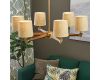 Люстра на штанге ImperiumLoft Stavra Jorgenson Beige/Light Wood 203573-26
