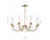 Люстра на штанге ST Luce Иллюмиа SL1400.303.08