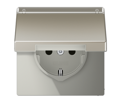 Розетка штепсельная Schuko Jung ES1520NAKL