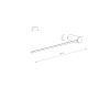 Настенный светильник Nowodvorski Arm Led M Black 10366