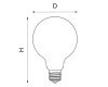 Лампа светодиодная Lightstar E27 8W 3000K 933302