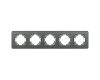 Рамка на 5 постов стеклянная Arlight FRM-OMALI-SFGS-5-GR 049722