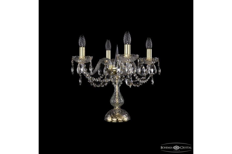 Настольная лампа Bohemia Ivele Crystal 1402L/4/141-39 G