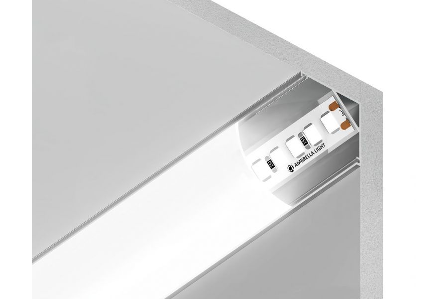 Алюминиевый угловой профиль Ambrella Light Alum Profile GP2100AL
