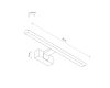 Подсветка для зеркал Nowodvorski Cezanne Led L Black 10678