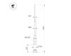 Опора фланцевая Arlight OXOR-OT3-DE-D160-L4000 (BK) 051352