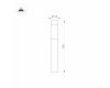 Ландшафтный светильник Arlight LGD-STEM-BOLL-H500-10W Warm2700 (GR, 185 deg, 230V) (IP65 Металл) 064682