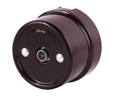 ТВ розетка Werkel Retro коричневая WL18-02-05 4690389100734