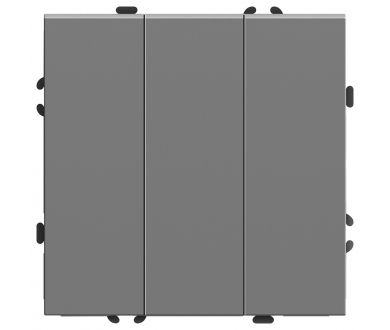 Выключатель трехклавишный Stekker RSW10-5108-10 Эмили 49948