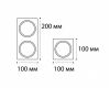 Рамка Italline M01-1019 black