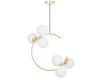 Подвесная люстра Lumina Deco Bonio LDP 7031-6 F.GD