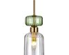 Подвесной светильник Escada Gloss 1141/1S Antique copper/Green/Clear