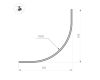 Шинопровод Arlight MAG-MICROCOSM-TRACK-1115-ARC-R600 (BK) (Arlight, IP20) 043247