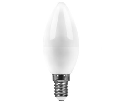 Лампа светодиодная Feron E14 15W 2700K свеча SBC3715 55203