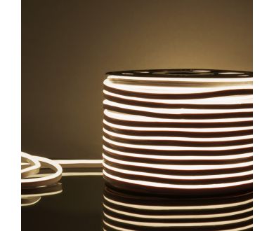 Светодиодный гибкий неон Elektrostandard 220V 9,6W 120Led 2835 IP67 односторонний дневной белый, 50 м 4690389167454 a052994