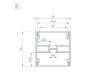 Алюминиевый профиль Arlight LINE-5050-DUAL-2000 ANOD 045654