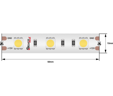 Светодиодная лента DesignLed DSG560-12-W-65 000518