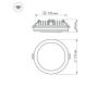 Влагозащищенный светильник Arlight LTD-115SOL-15W Warm White 020708