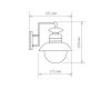 Уличный настенный cветильник Elektrostandard Talli D GL 3002D брауни 4690389106569
