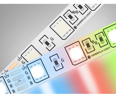Светодиодная лента Ambrella Light LED Strip 12В 5050 14,4Вт/м RGB 5м IP20 GS2202