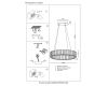 Подвесная люстра Crystal Lux MUSIKA SP50W LED CHROME