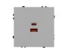 Механизм розетки Arlight с быстрой USB зарядкой SCT-NOBE-MUAC-SFPL-FC-IS (65W, QC3) 059447