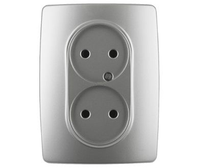Розетка 2x2P Эра 12-2107-03 Б0031240