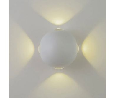Уличный настенный светильник AM Group AM303-4X3 W WH 4000K