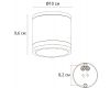 Архитектурный светильник Arte Lamp Nunki A1910PF-1BK