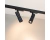 Трековый трехфазный светильник Arlight LGD-ARTEMIS-TRACK-4TR-R55-12W Warm2700 (BK, 8-80 deg, 230V, TRIAC) (IP20 Металл) 053082