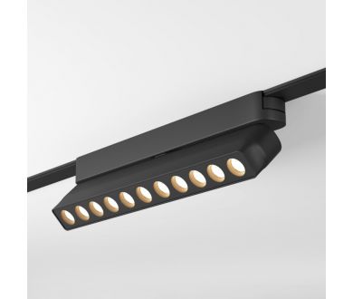 Трековый магнитный однофазный светильник Denkirs Air grill DK5338-BK