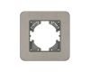 Рамка алюминиевая на 1 пост Arlight FRM-AKIRY-AL-1-SR 049680