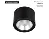 Накладной светильник Arlight SP-LEGEND-R176-20W Day4000 (BK, 50 deg, 230V) 046448