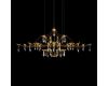 Подвесная люстра Loft IT Mira 10587/1000 Gold Asfour