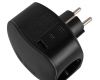 Разветвитель электрический ЭРА SP-3e-3USBAC-B на 3 розетки + 3 USB A+C с заземлением со шторками 16А черный Б0069082