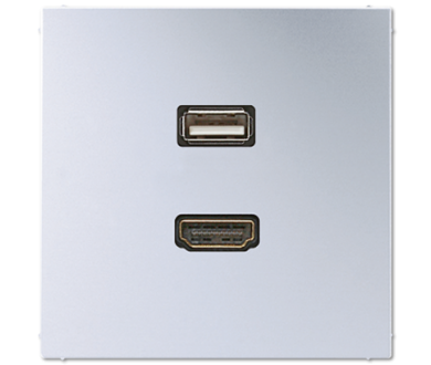 Купить Розетка HDMI/USB Jung MAAL1163 Розетка HDMI/USB Jung MAAL1163