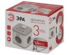 Сетевой фильтр ЭРА CUBE-3es-1,5m-4USB-W куб с заземлением с выключателем 3 розетки+4xUSBA+C 1,5м 16А белый Б0069073