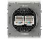 Розетка ЭРА Arktik 16-3108-01 информационная двойная 2XRJ45 белый Б0070484