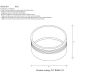 Декоративное кольцо внутреннее Crystal Lux CLT RING 013 GO