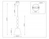 Подвесной светильник Ambrella Light High Light Ceramo Classic LH75405