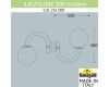 Уличный настенный светильник Fumagalli Globe modern G31.251.000.AYE27
