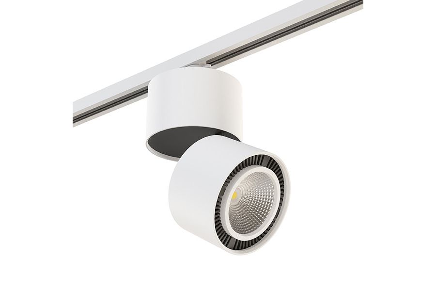 Трековый светильник Lightstar Track 1 white A1T214816 (592060+214816)