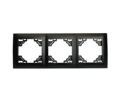 Рамка трехместная Stekker PFR00-9013-03 Эрна Элегант 49663