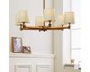 Люстра на штанге ImperiumLoft Stavra Jorgenson White/Dark Wood 203574-26