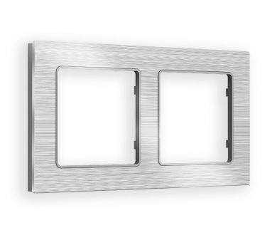 Рамка двухместная Ambrella Volt Platos AF550102